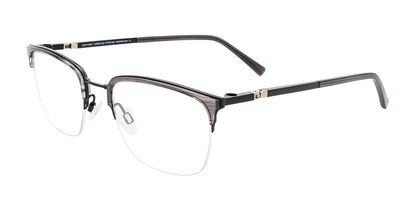 Clip & Twist CT276 Eyeglasses Black & Grey Striped