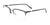 Clip & Twist CT276 Eyeglasses with Clip-on Sunglasses | Size 52 / Black & Grey Striped