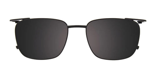 Clip & Twist CT276 Eyeglasses with Clip-on Sunglasses / Size 52 / Black & Grey Striped