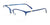 Clip & Twist CT276 Eyeglasses with Clip-on Sunglasses | Size 52 / Blue & Blue Striped