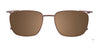Clip & Twist CT276 Eyeglasses with Clip-on Sunglasses | Size 52 / Clip Only (Color №010)