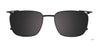 Clip & Twist CT276 Eyeglasses with Clip-on Sunglasses | Size 52 / Clip Only (Color №020)