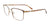 Clip & Twist CT277 Eyeglasses with Clip-on Sunglasses | Size 55 / Brown & Rustic Gold