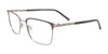 Clip & Twist CT277 Eyeglasses with Clip-on Sunglasses | Size 55 / Grey & Steel