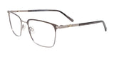 Clip & Twist CT277 Eyeglasses with Clip-on Sunglasses Br Grey & Steel / Grey & Steel