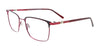 Clip & Twist CT277 Eyeglasses with Clip-on Sunglasses | Size 55 / Brushed Black & Red