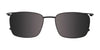 Clip & Twist CT277 Eyeglasses with Clip-on Sunglasses | Size 55 / Brown & Rustic Gold