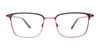 Clip & Twist CT277 Eyeglasses with Clip-on Sunglasses | Size 55 / Brown & Rustic Gold