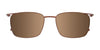 Clip & Twist CT277 Eyeglasses with Clip-on Sunglasses | Size 55 / Clip Only (Color №010)