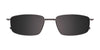 Clip & Twist CT277 Eyeglasses with Clip-on Sunglasses | Size 55 / Brown & Rustic Gold