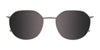 Clip & Twist CT278 Eyeglasses with Clip-on Sunglasses | Size 49 / Satin Blue/Gradient Blue