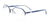 Clip & Twist CT278 Eyeglasses with Clip-on Sunglasses | Size 49 / Satin Blue/Gradient Blue