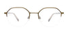 Clip & Twist CT278 Eyeglasses with Clip-on Sunglasses | Size 49 / Satin Blue/Gradient Blue