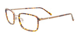 Clip & Twist CT279 Eyeglasses with Clip-on Sunglasses Tort & Lt Brown