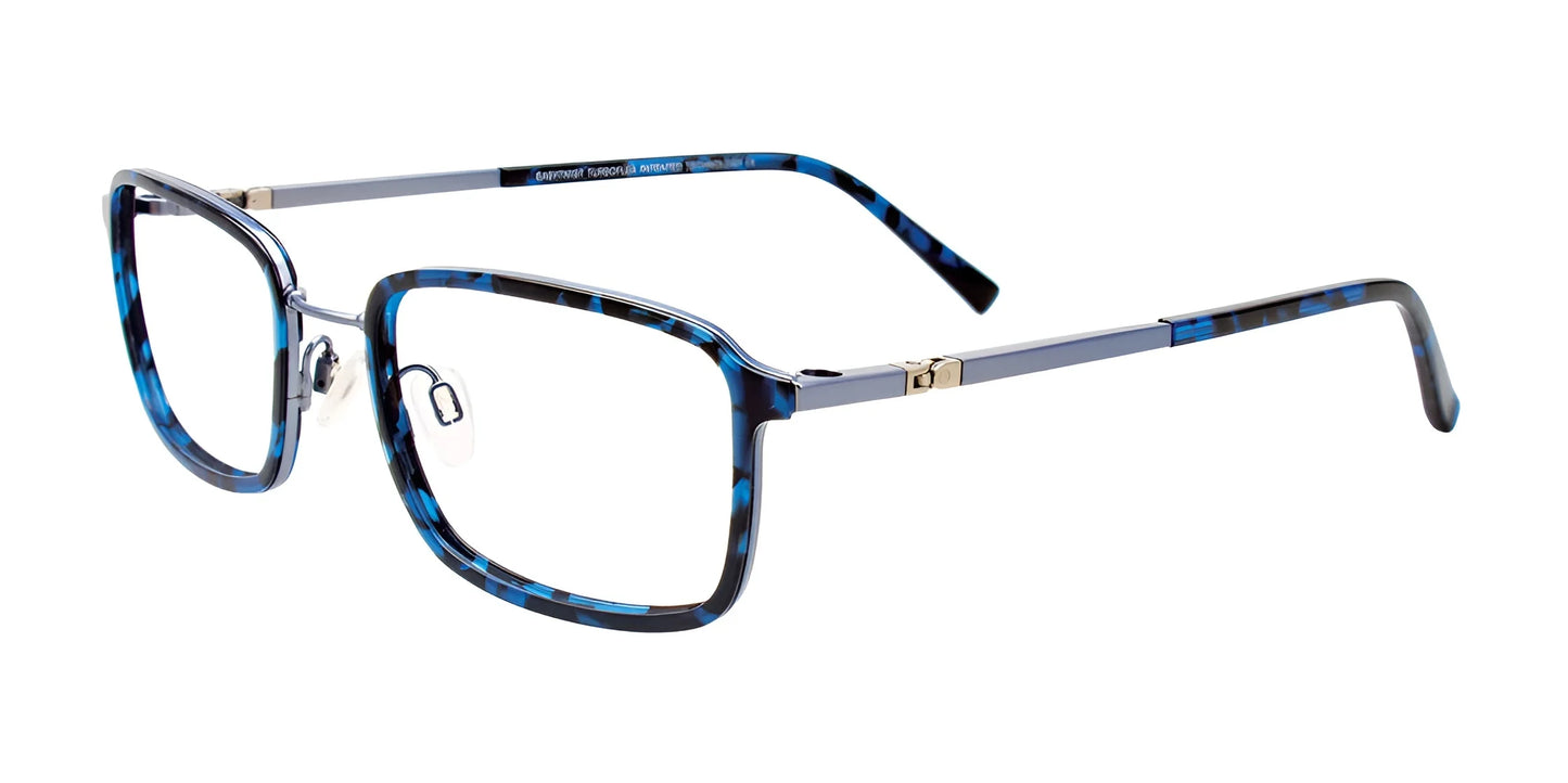 Clip & Twist CT279 Eyeglasses with Clip-on Sunglasses Tor Bl & Lt Bl