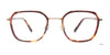 Clip & Twist CT280 Eyeglasses with Clip-on Sunglasses | Size 50 / Blue Tortoise & Steel