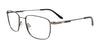 Clip & Twist CT281 Eyeglasses with Clip-on Sunglasses | Size 53 / Grey & Dark Grey