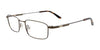 Clip & Twist CT282 Eyeglasses with Clip-on Sunglasses | Size 49 / Grey & Khaki