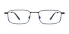Clip & Twist CT282 Eyeglasses with Clip-on Sunglasses | Size 49 / Black & Blue