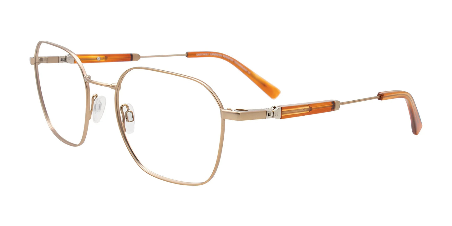 Clip & Twist CT283 Eyeglasses with Clip-on Sunglasses Soft Gold & Demiblond