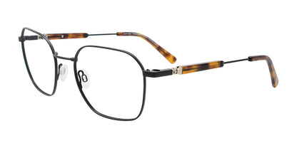 Clip & Twist CT283 Eyeglasses with Clip-on Sunglasses Black & Tortoise