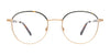 Clip & Twist CT284 Eyeglasses with Clip-on Sunglasses | Size 50 / Silver & Blue