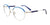 Clip & Twist CT284 Eyeglasses with Clip-on Sunglasses | Size 50 / Silver & Blue