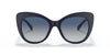 Coach C3448 HC8317 Sunglasses / Navy №56324L / Blue Gradient (2N 21%) / Size 54