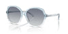 Coach CH568 HC8360U Sunglasses / Transparent Blue Gradient №573735 / Blue Yellow Gradient (2N 25.8%) / Size 57