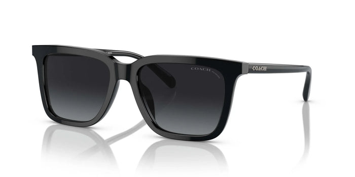Coach CL916 HC8385U Sunglasses / Black №5002T3 / Grey Gradient Polar (3P 10.7%) / Size 54