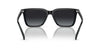 Coach CL916 HC8385U Sunglasses / Black №5002T3 / Grey Gradient Polar (3P 10.7%) / Size 54