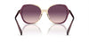 Coach CL928 HC8377U Sunglasses / Black №5002T3 / Grey Gradient Polar (3P 12%) / Size 55