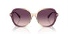 Coach CL928 HC8377U Sunglasses / Black №5002T3 / Grey Gradient Polar (3P 12%) / Size 55