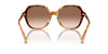 Coach CL928 HC8377U Sunglasses / Black №5002T3 / Grey Gradient Polar (3P 12%) / Size 55