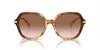 Coach CL928 HC8377U Sunglasses / Black №5002T3 / Grey Gradient Polar (3P 12%) / Size 55