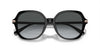 Coach CL928 HC8377U Sunglasses / Black №5002T3 / Grey Gradient Polar (3P 12%) / Size 55