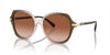 Coach CL928 HC8377U Sunglasses / Olive Beige Gradient №540013 / Brown Gradient (2N 26.5%) / Size 55