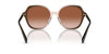 Coach CL928 HC8377U Sunglasses / Black №5002T3 / Grey Gradient Polar (3P 12%) / Size 55