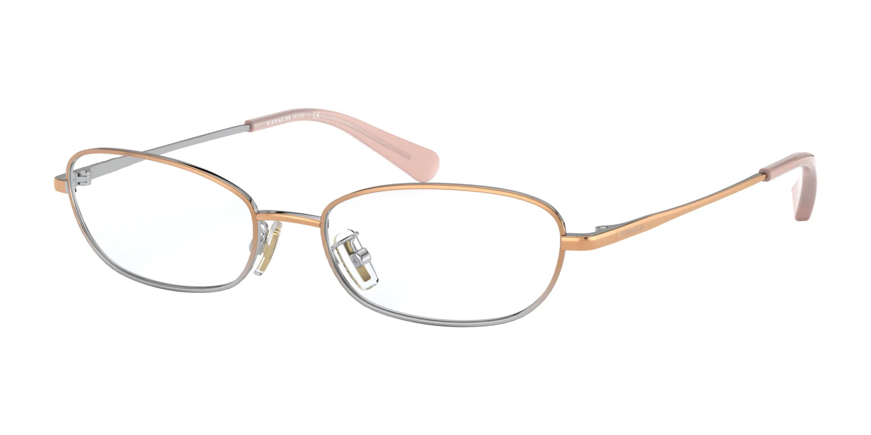 Coach HC5107 Eyeglasses Rose Gold Silver Gradient