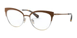 Coach HC5108 Eyeglasses Brown Silver Gold Gradient