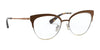 Coach HC5108 Eyeglasses | Size 54 / Brown Silver Gold Gradient №9339