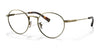 Coach C2101 HC5120 Eyeglasses | Size 51 / Antique Gold №9333