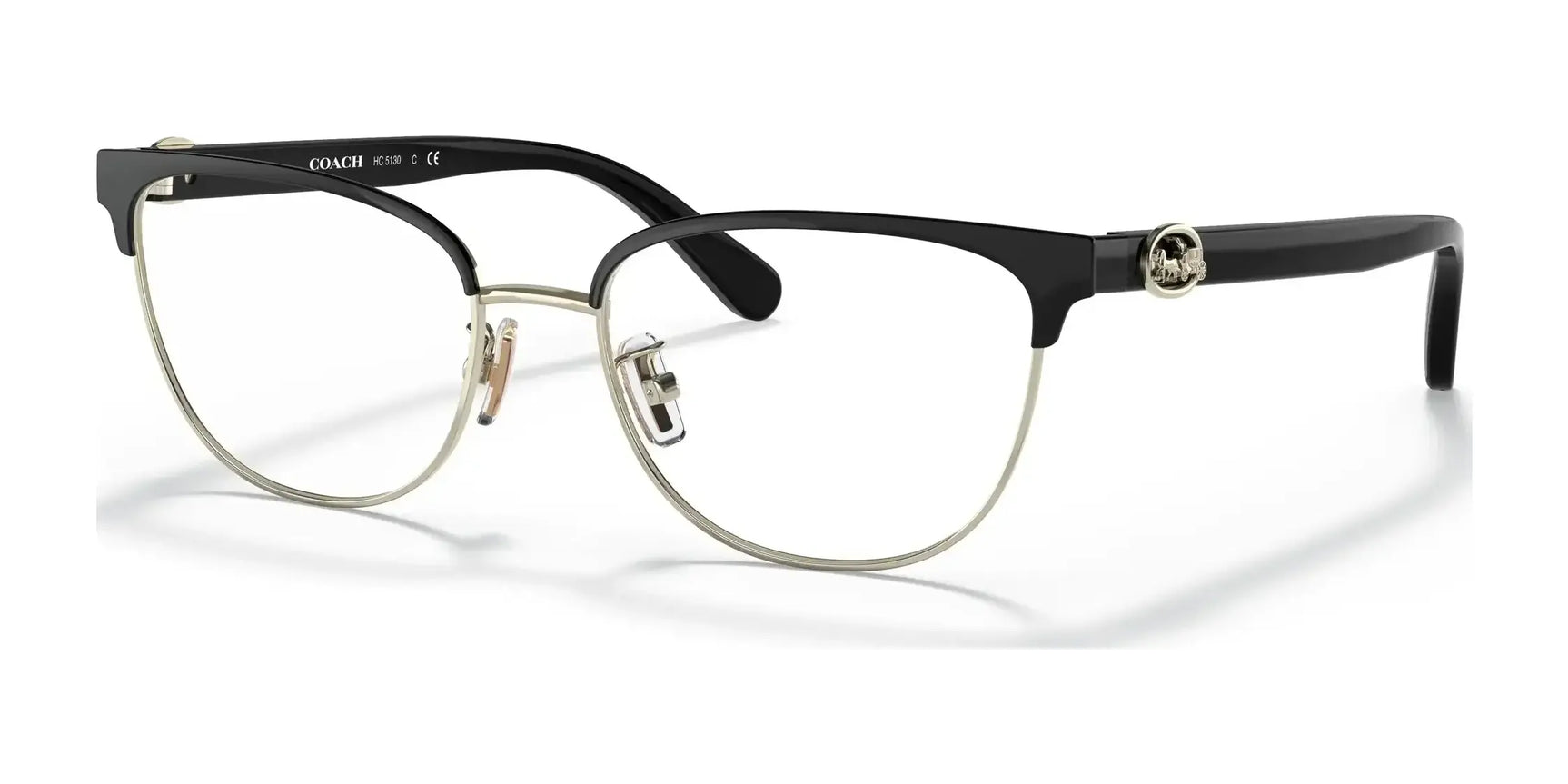 Coach HC5130 Eyeglasses Black / Shiny Light Gold