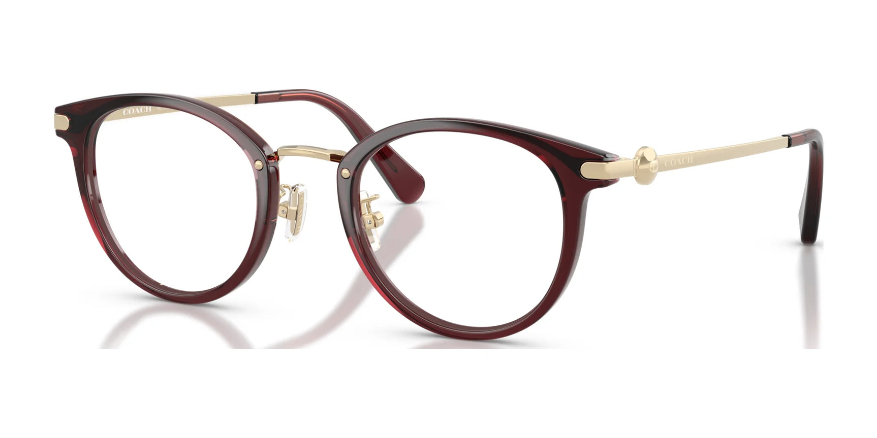 Coach HC5133D Eyeglasses Transparent Mauve