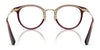 Coach HC5133D Eyeglasses | Size 49 / Transparent Mauve №5677
