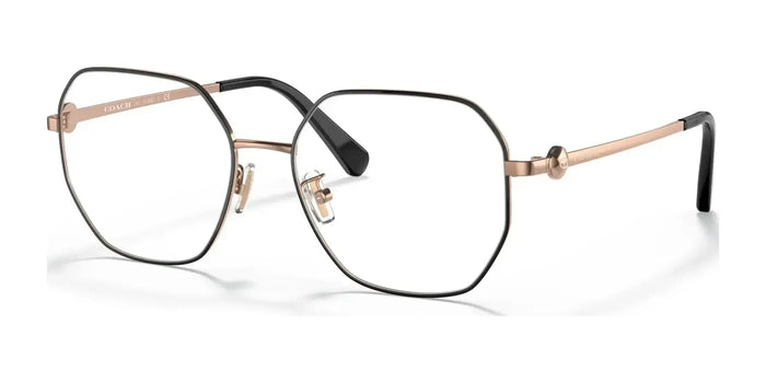 Coach HC5134D Eyeglasses | Size 55 / Black / Shiny Rose Gold №9363