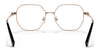 Coach HC5134D Eyeglasses | Size 55 / Black/Shiny Rose Gold №9363