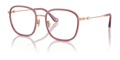 Coach HC5142BD Eyeglasses Rose Gold / Transparent Mauve