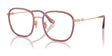 Coach HC5142BD Eyeglasses Rose Gold / Transparent Mauve