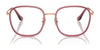 Coach HC5142BD Eyeglasses | Size 54 / Rose Gold/Transparent Mauve №5677